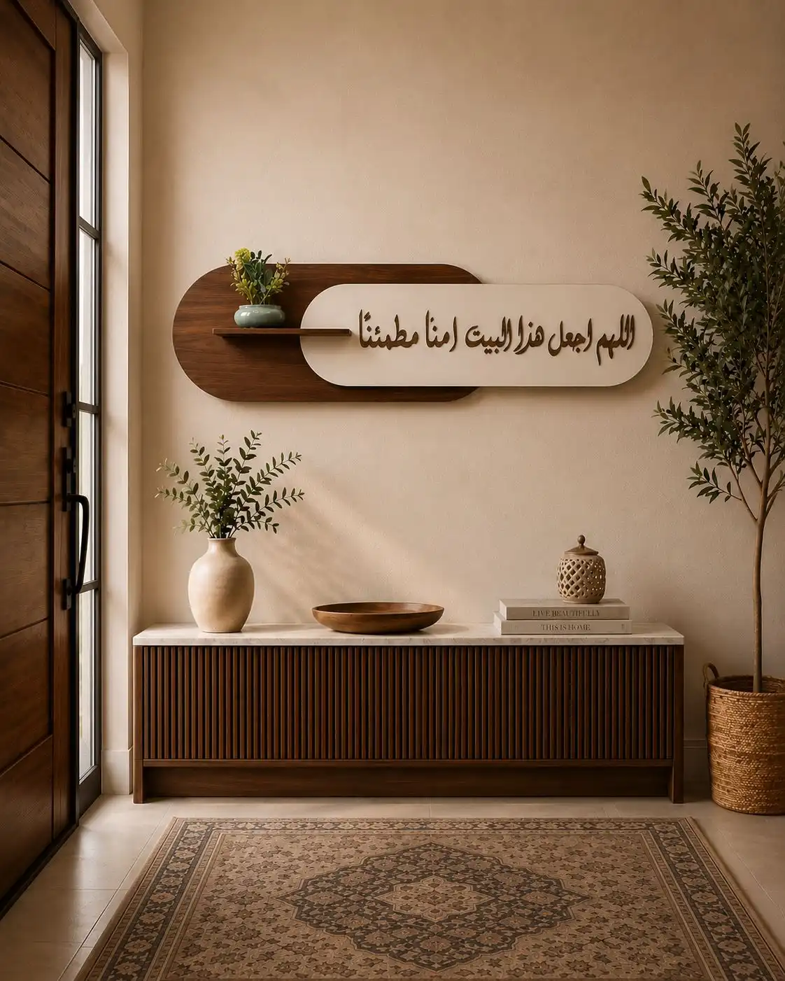 WhatsApp Image 2026-05-23 at 00.25.11 Tableau décoratif islamique - دعاء الأمن والطمأنينة – Image 1