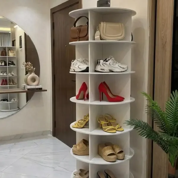 Meuble à Chaussures Rotatif